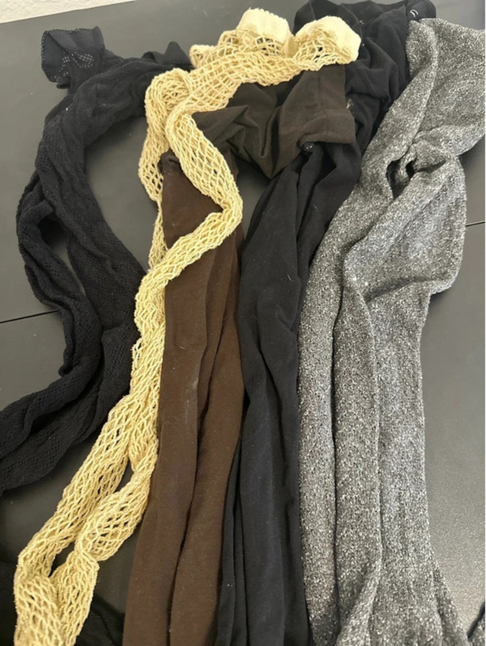 Steve Madden express fishnet hose hosiery tights